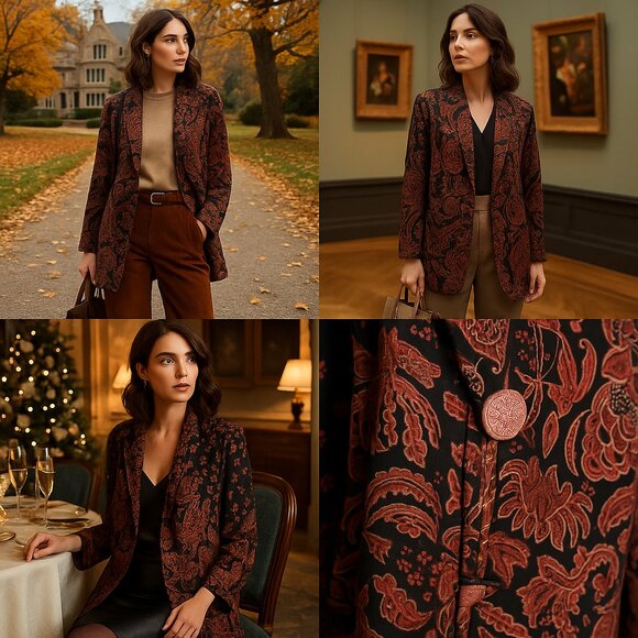 🕰 Vintage Carole Little for Saint-Tropez West Jacket – Made in USA 🕰 - Picture 2 of 13